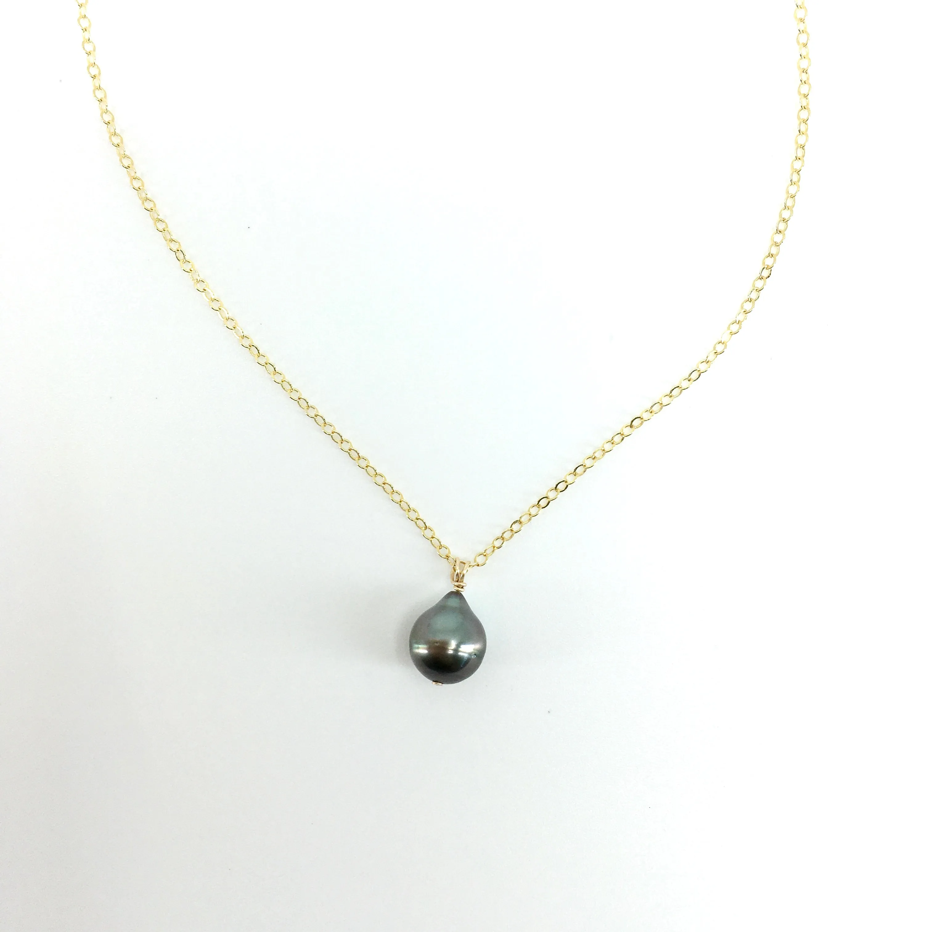 Tahitian Pearl Drop Necklace