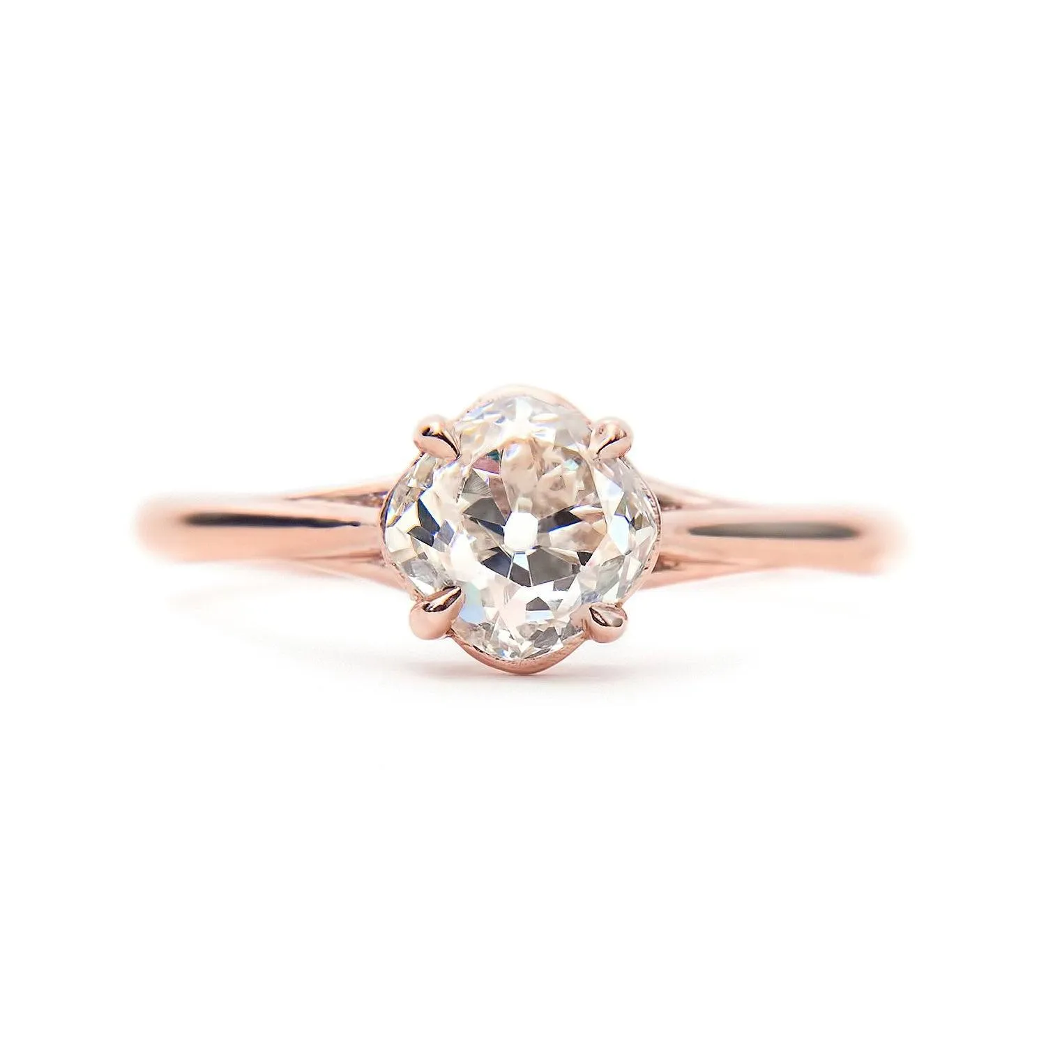 Tallulah Ring | Old Mine Cut Diamond Lattice Ring