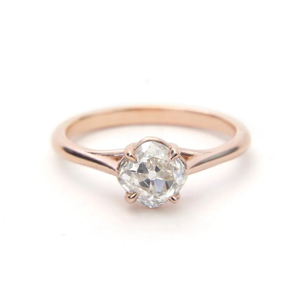 Tallulah Ring | Old Mine Cut Diamond Lattice Ring