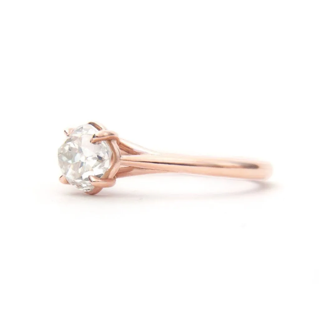 Tallulah Ring | Old Mine Cut Diamond Lattice Ring