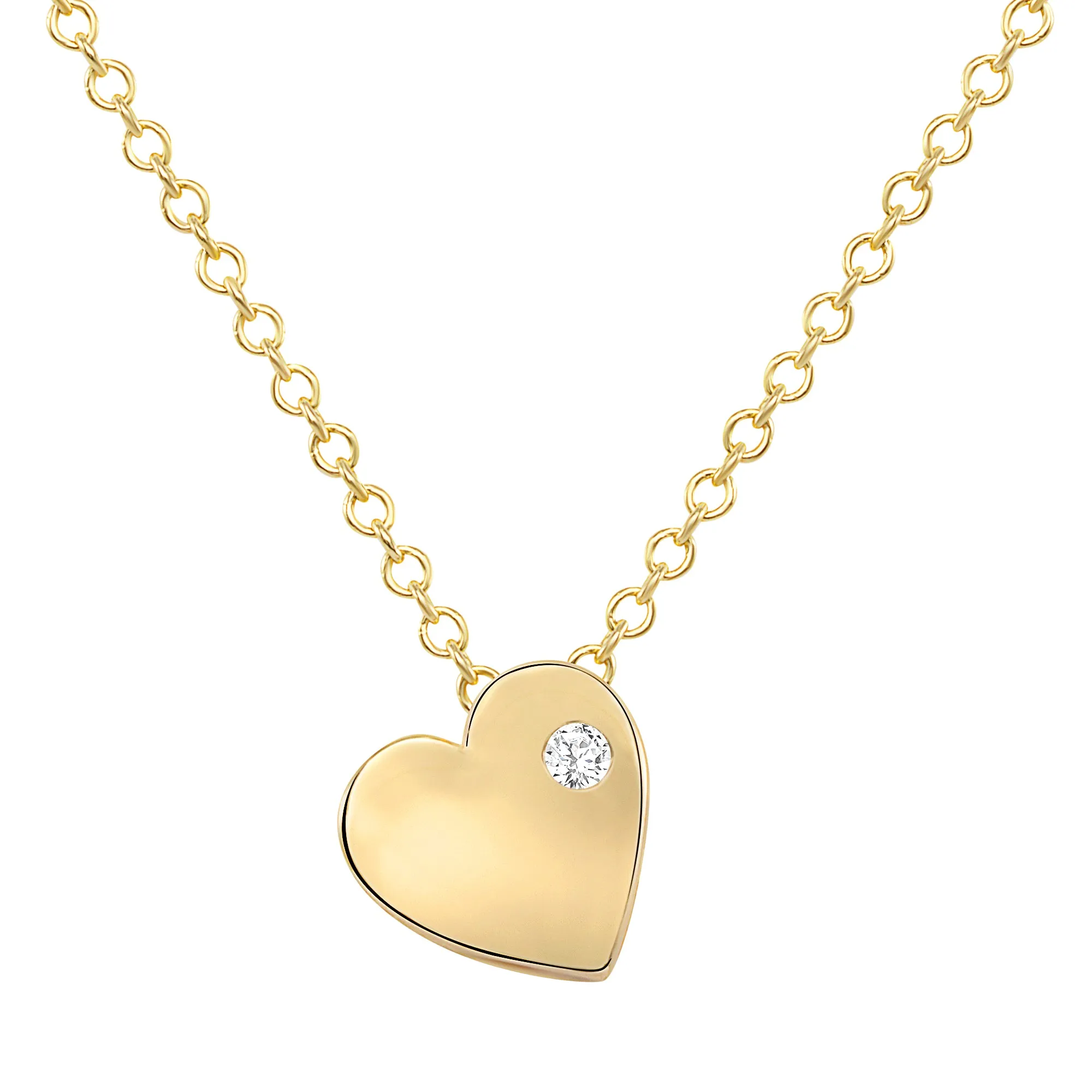 Tender Heart Diamond Necklace