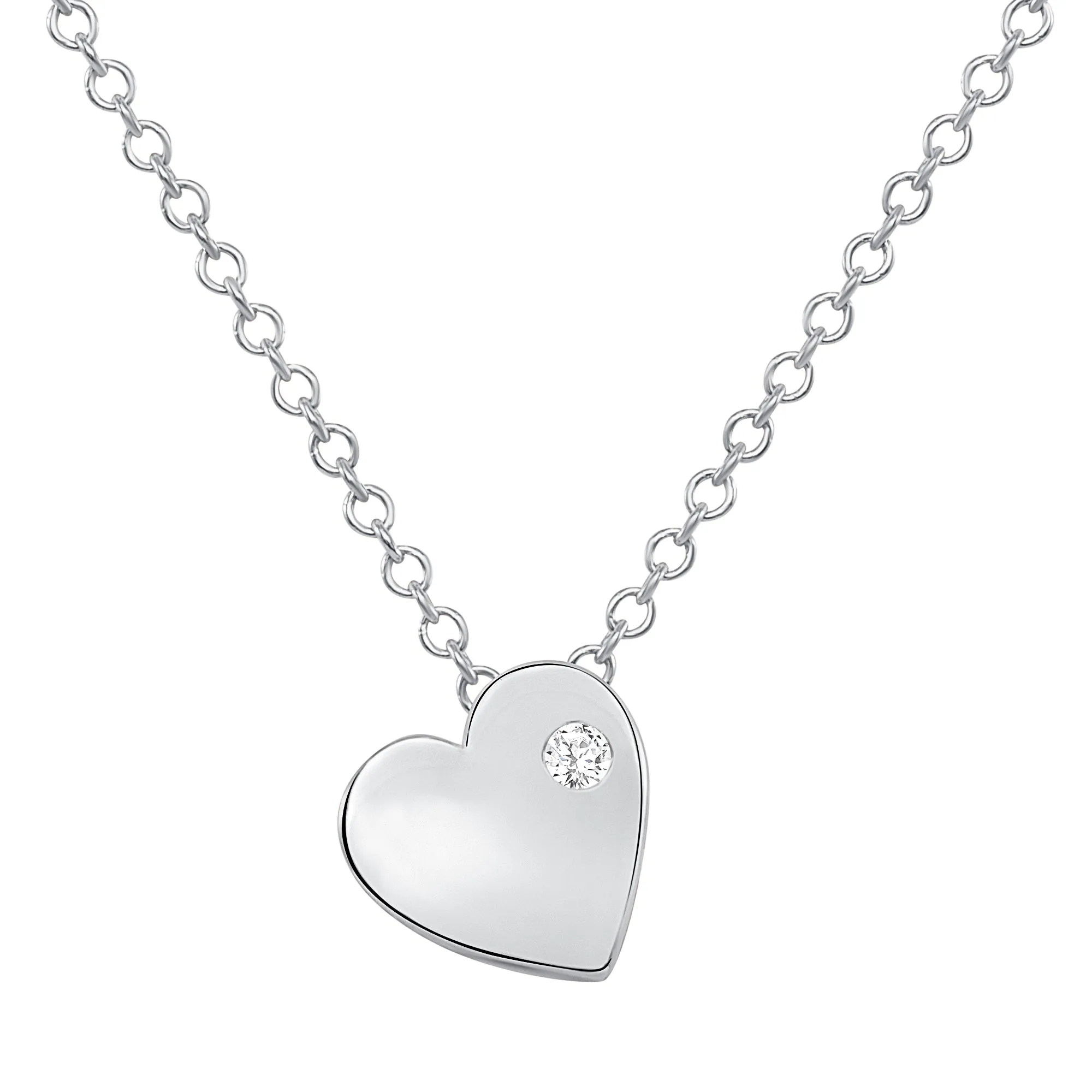 Tender Heart Diamond Necklace