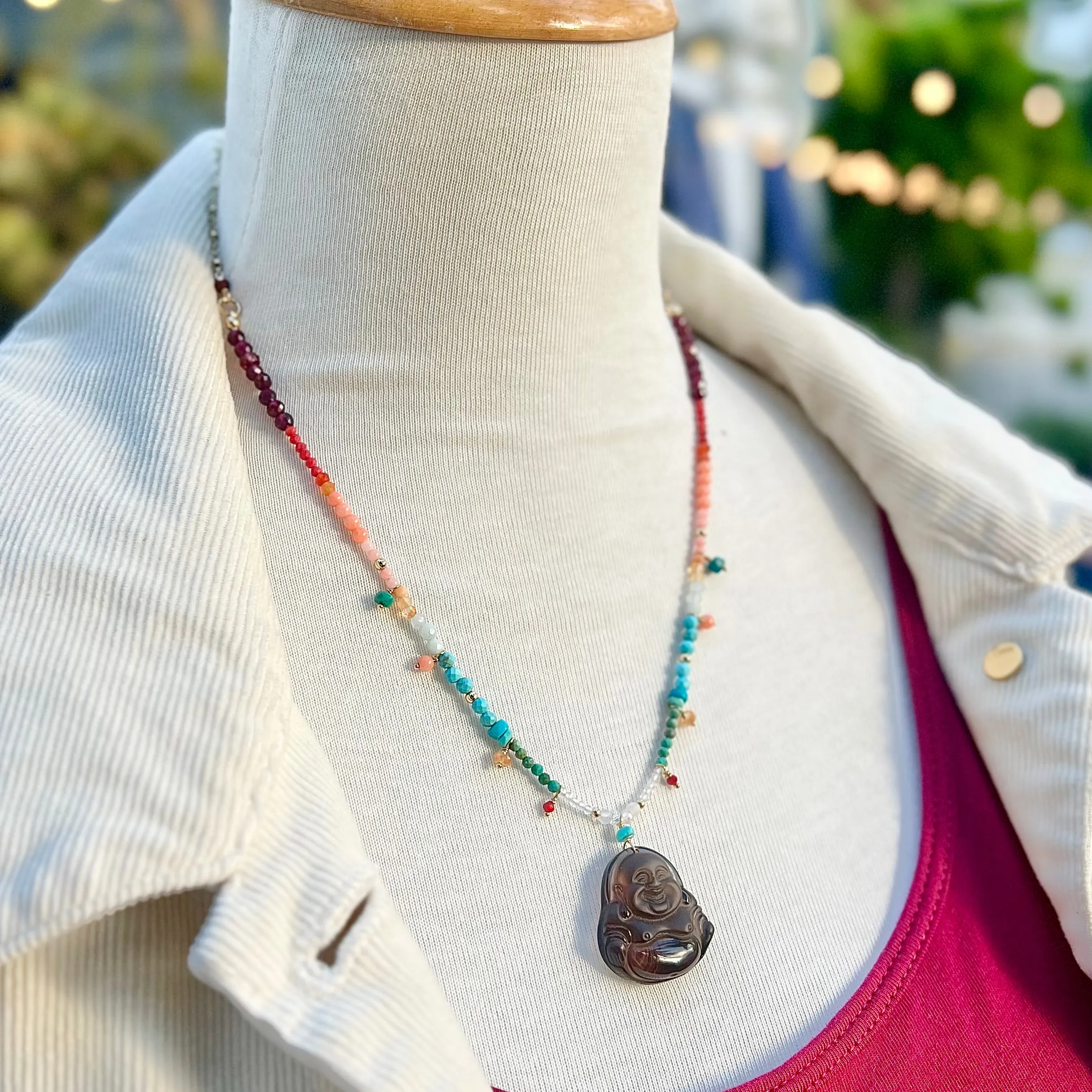 The Fiesta Buddha Necklace