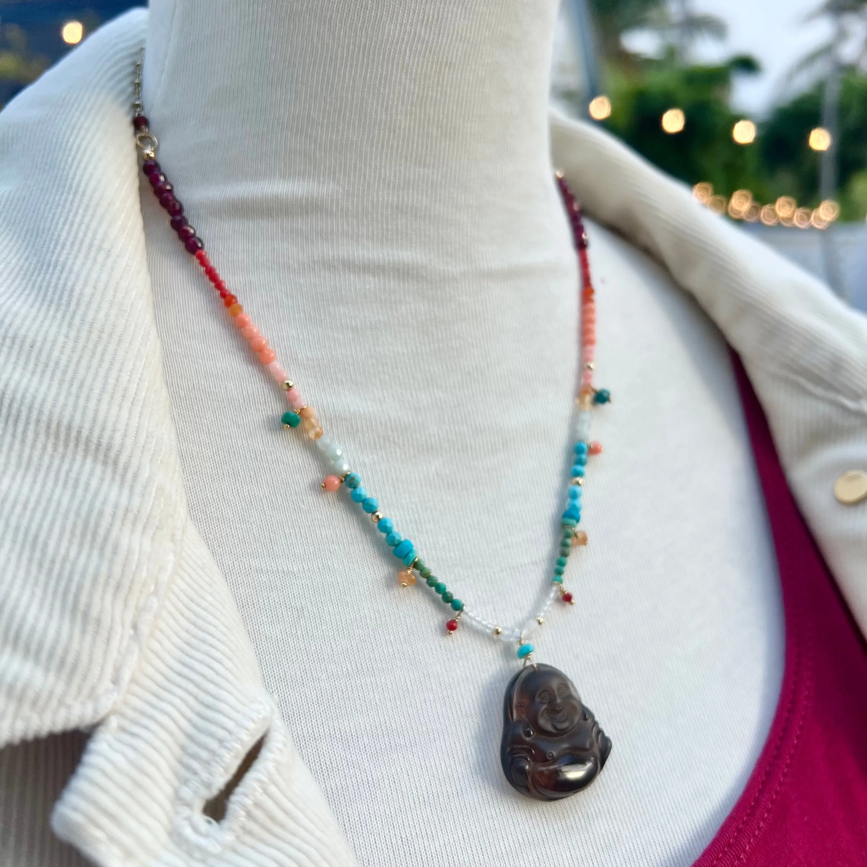 The Fiesta Buddha Necklace