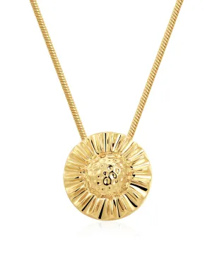 The Sunflower Pendant Necklace