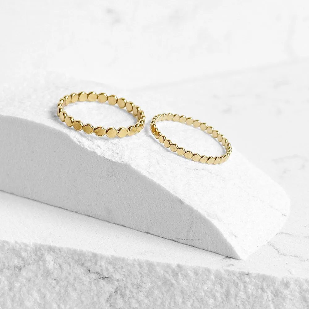 Thick Dot Band Ring