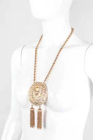 Thistle Medallion Necklace