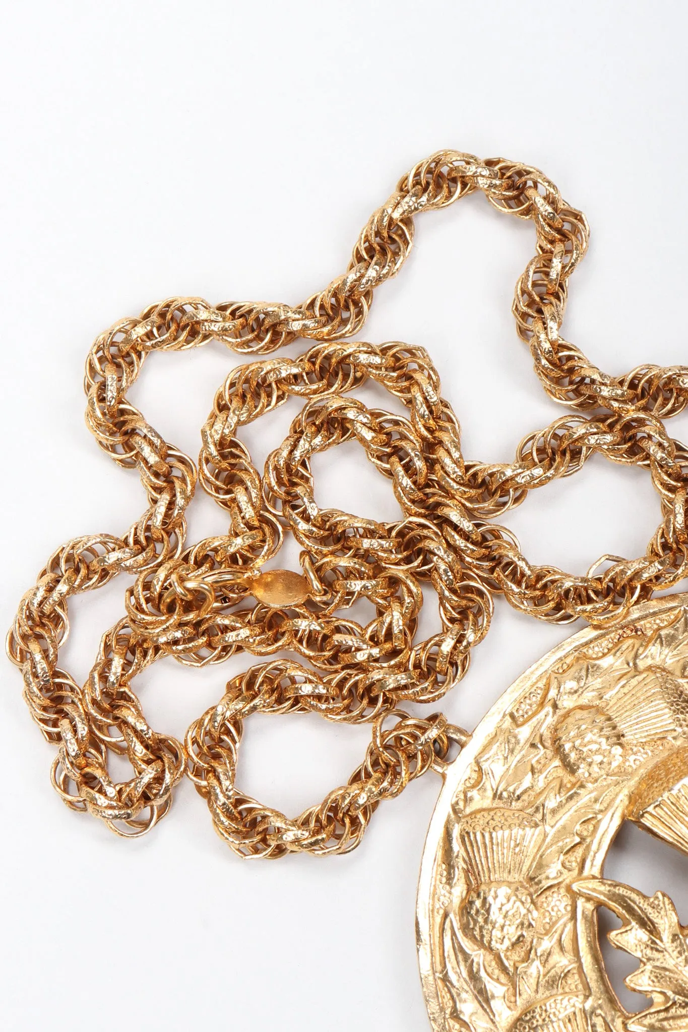 Thistle Medallion Necklace