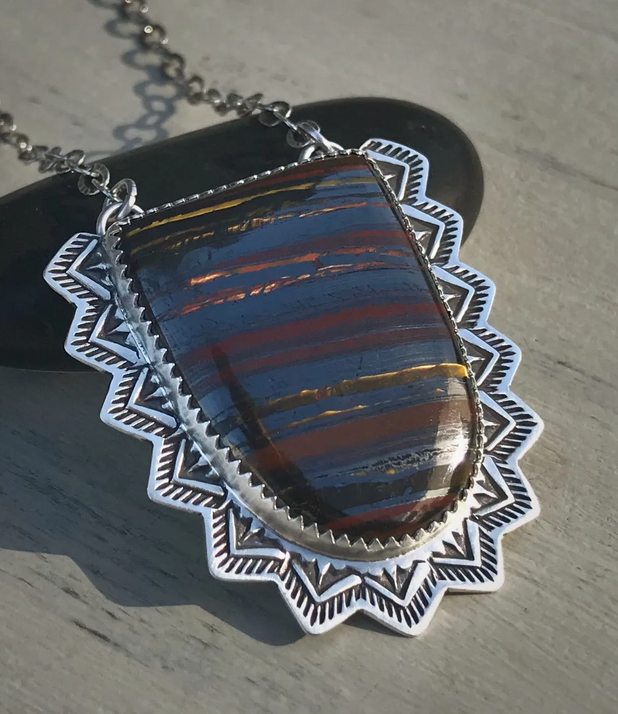 Tiger Iron Necklace
