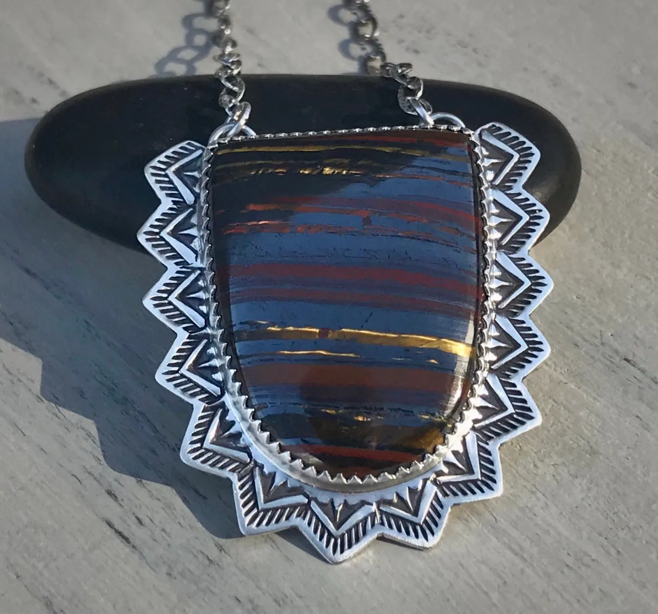 Tiger Iron Necklace