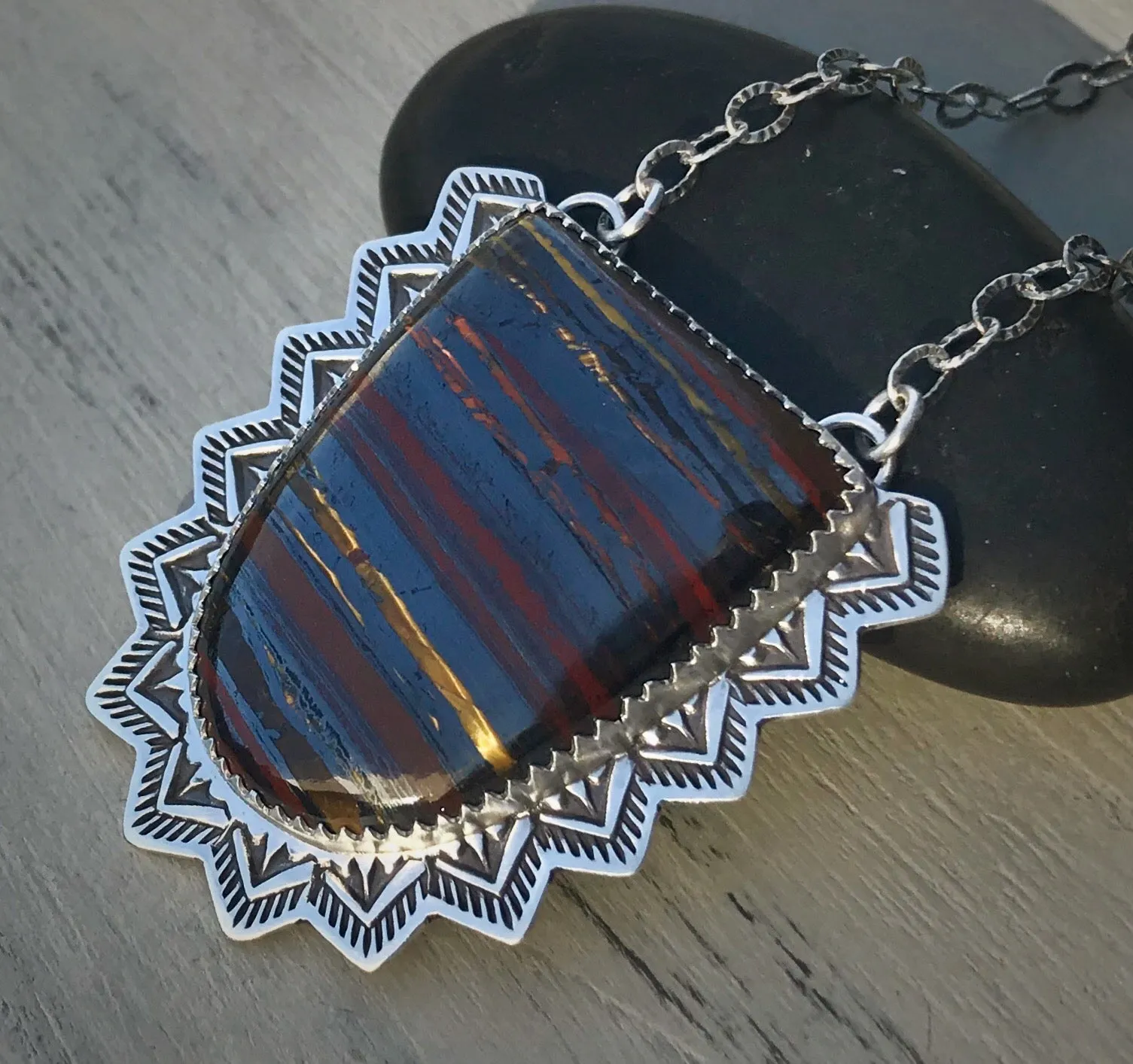 Tiger Iron Necklace