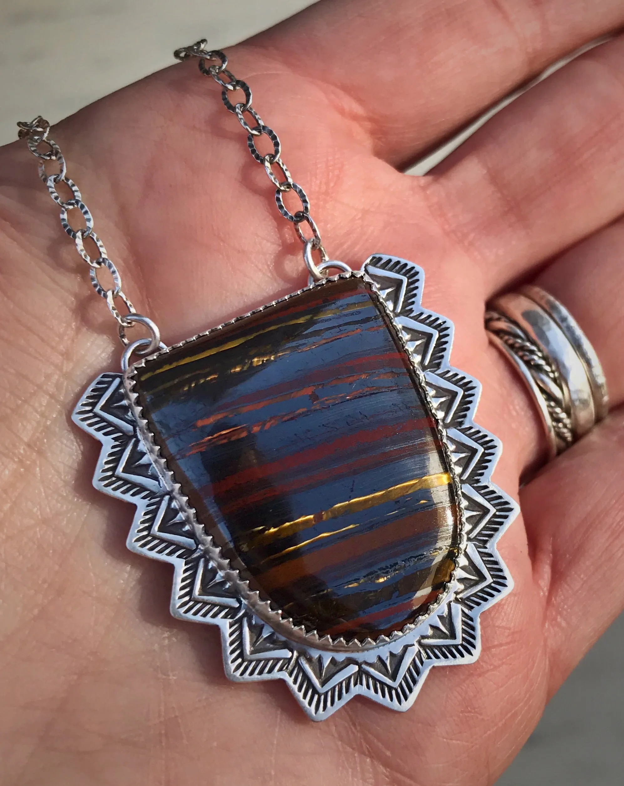Tiger Iron Necklace