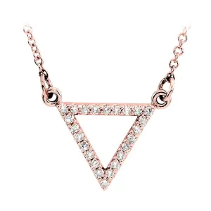 Triangle Diamond Necklace