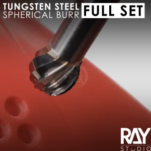 Tungsten Steel Spherical Burr [Full Set of 7]