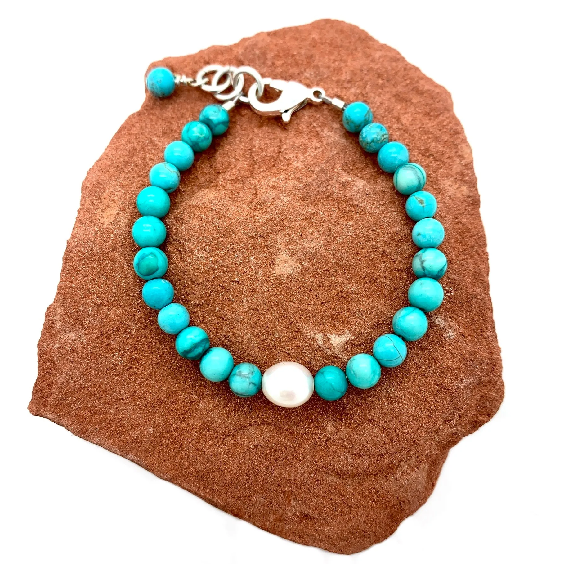 Turquoise Pearl Bracelet