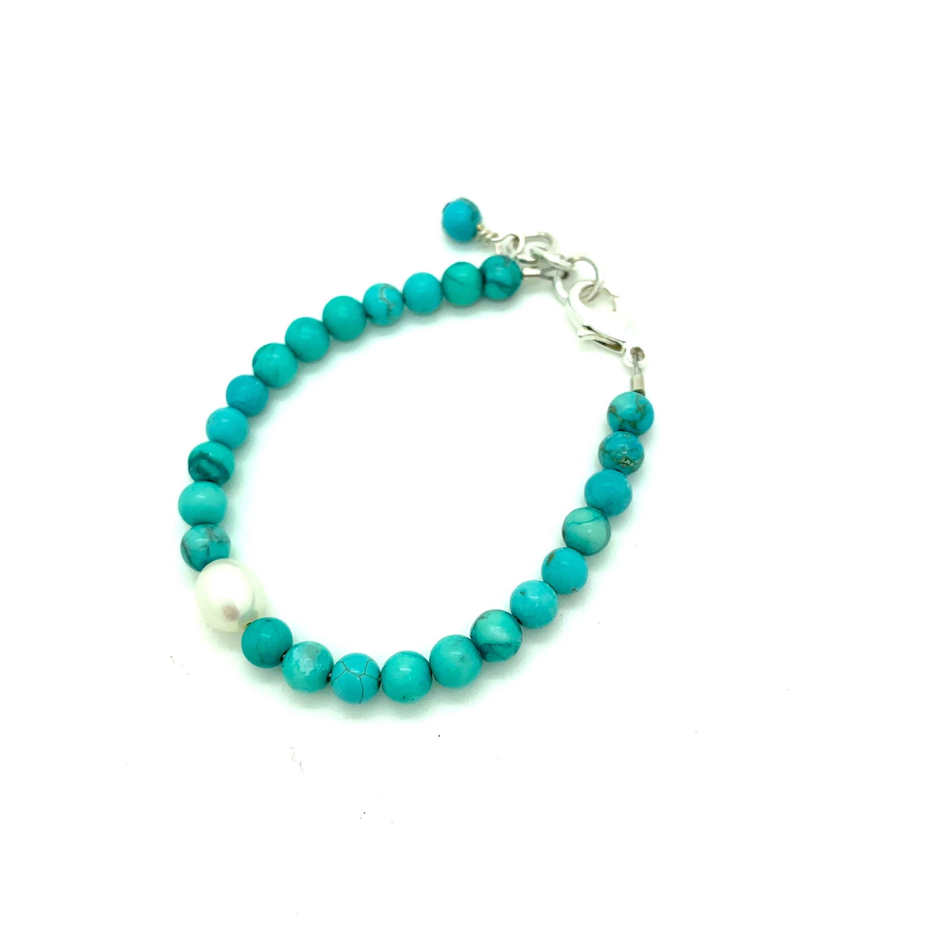 Turquoise Pearl Bracelet