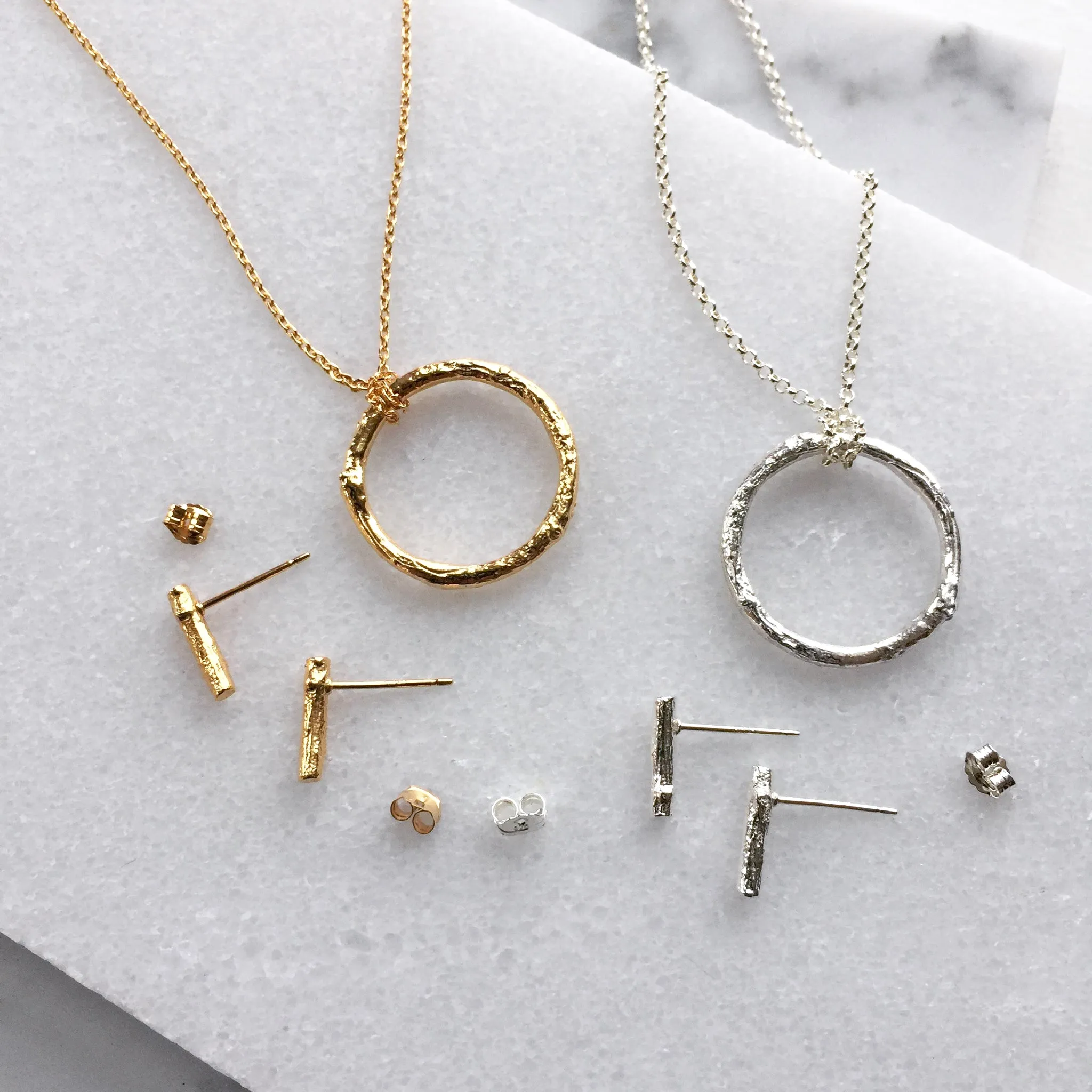 Twig Ring Necklace