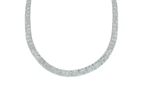Twist Kaleidoscope Cigar Full Diamond Necklace
