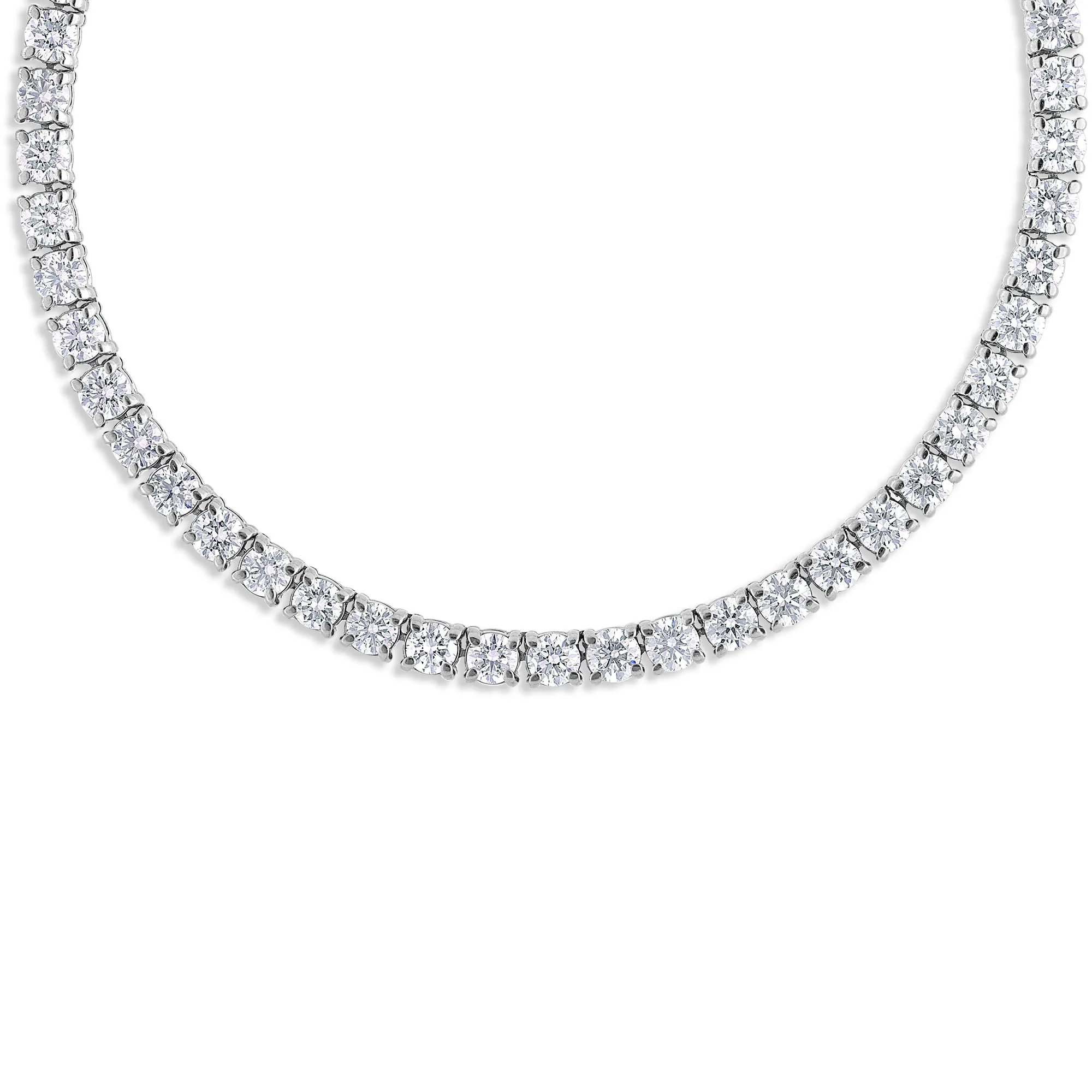 Vincent Diamond Tennis Necklace (10-Point)