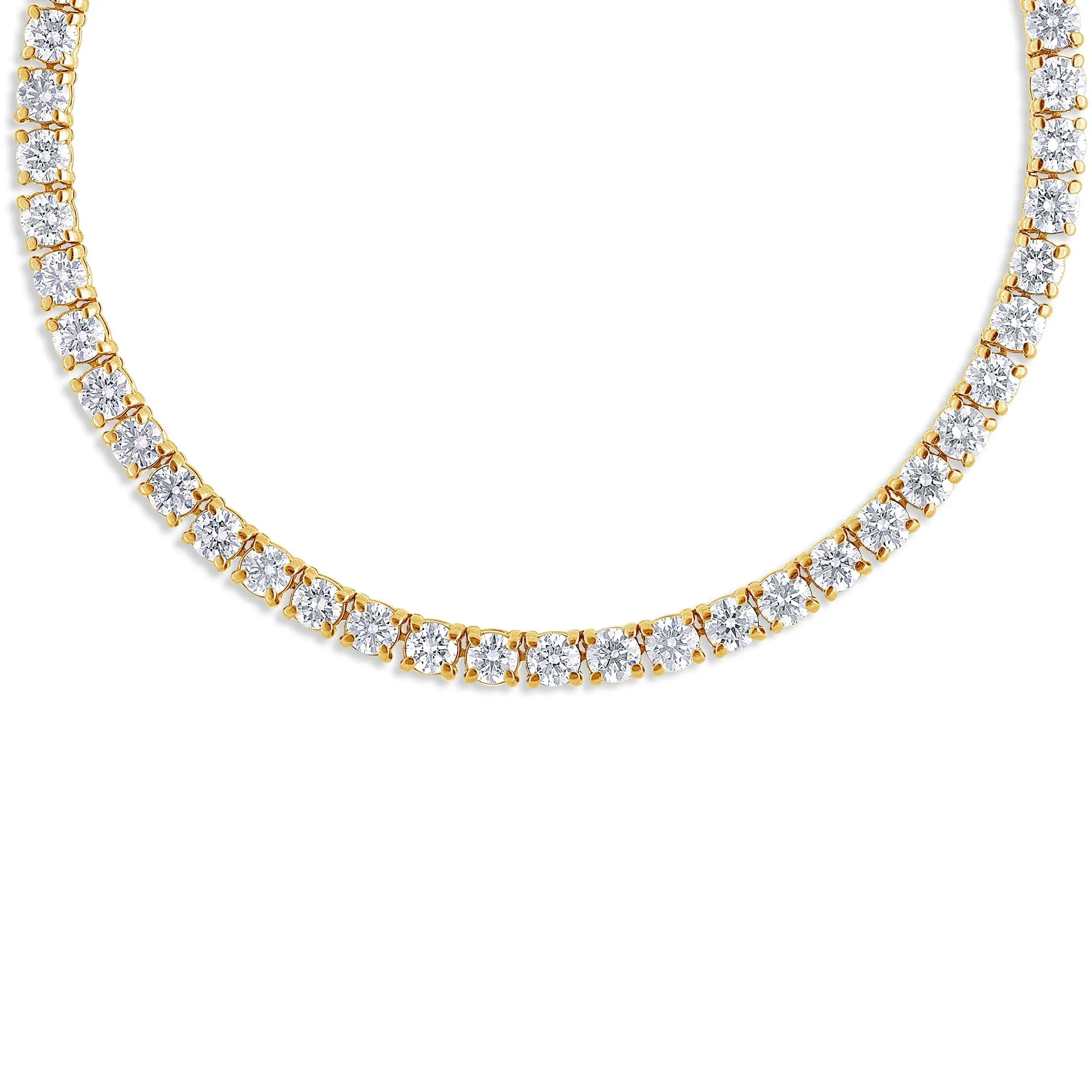 Vincent Diamond Tennis Necklace (10-Point)