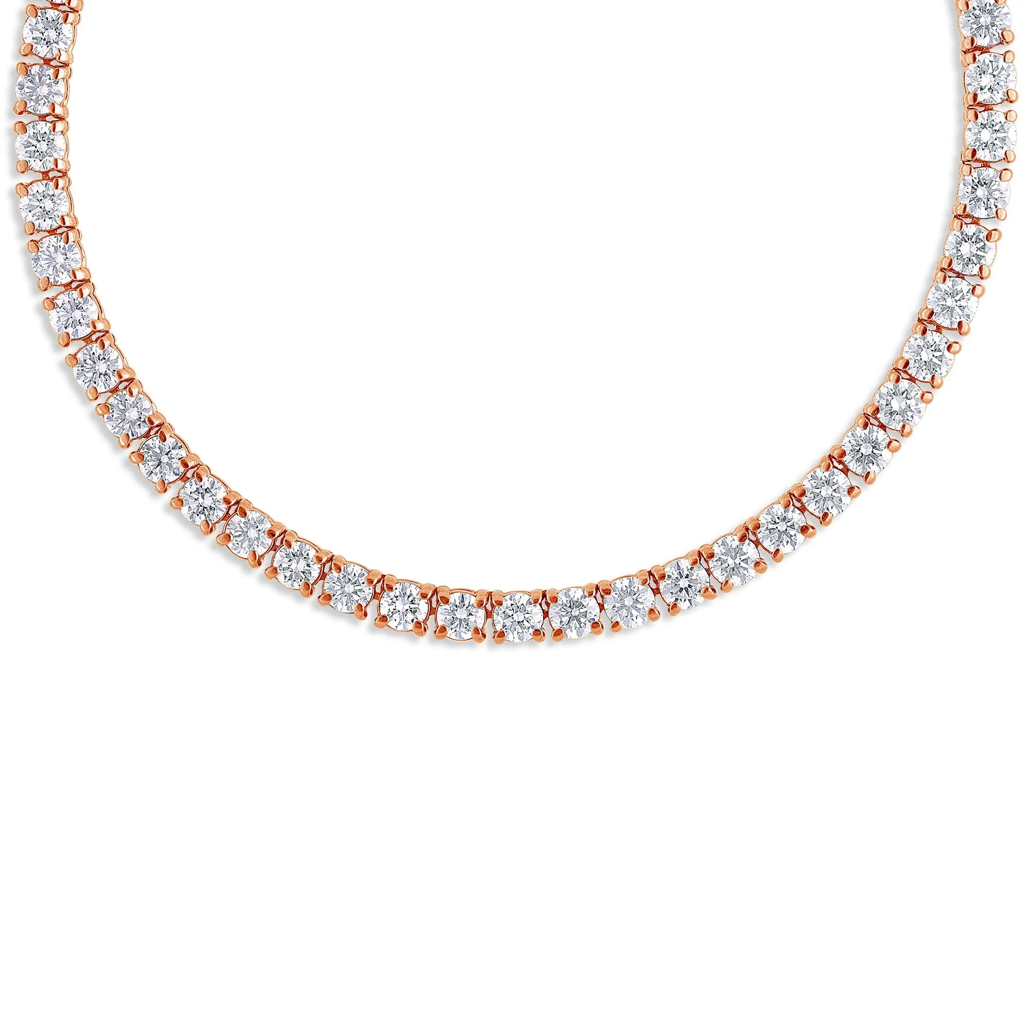 Vincent Diamond Tennis Necklace (10-Point)