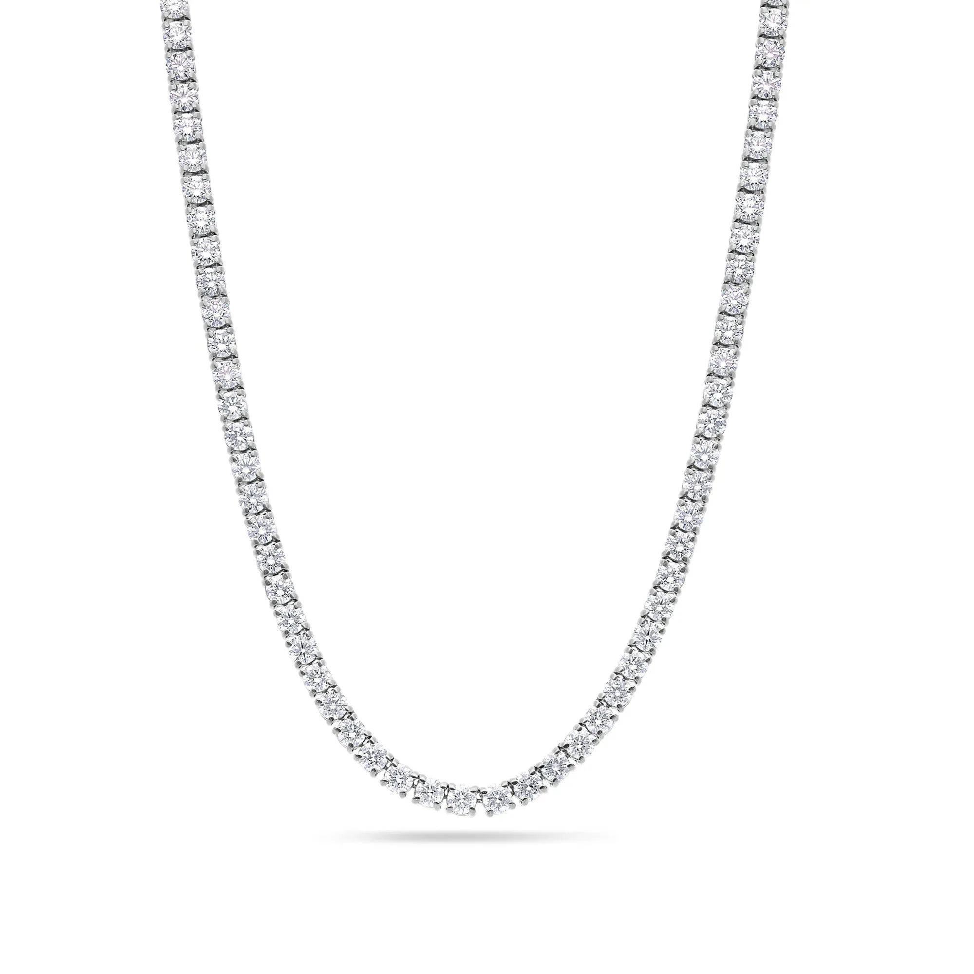 Vincent Diamond Tennis Necklace (10-Point)