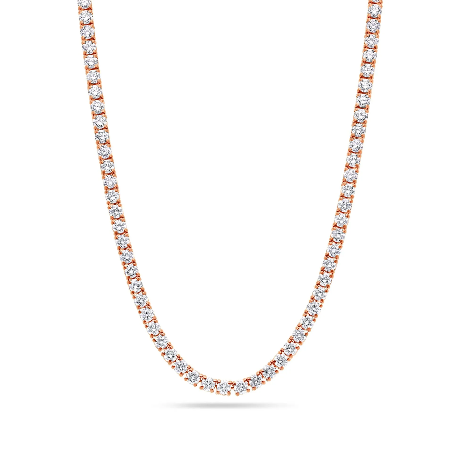 Vincent Diamond Tennis Necklace (10-Point)