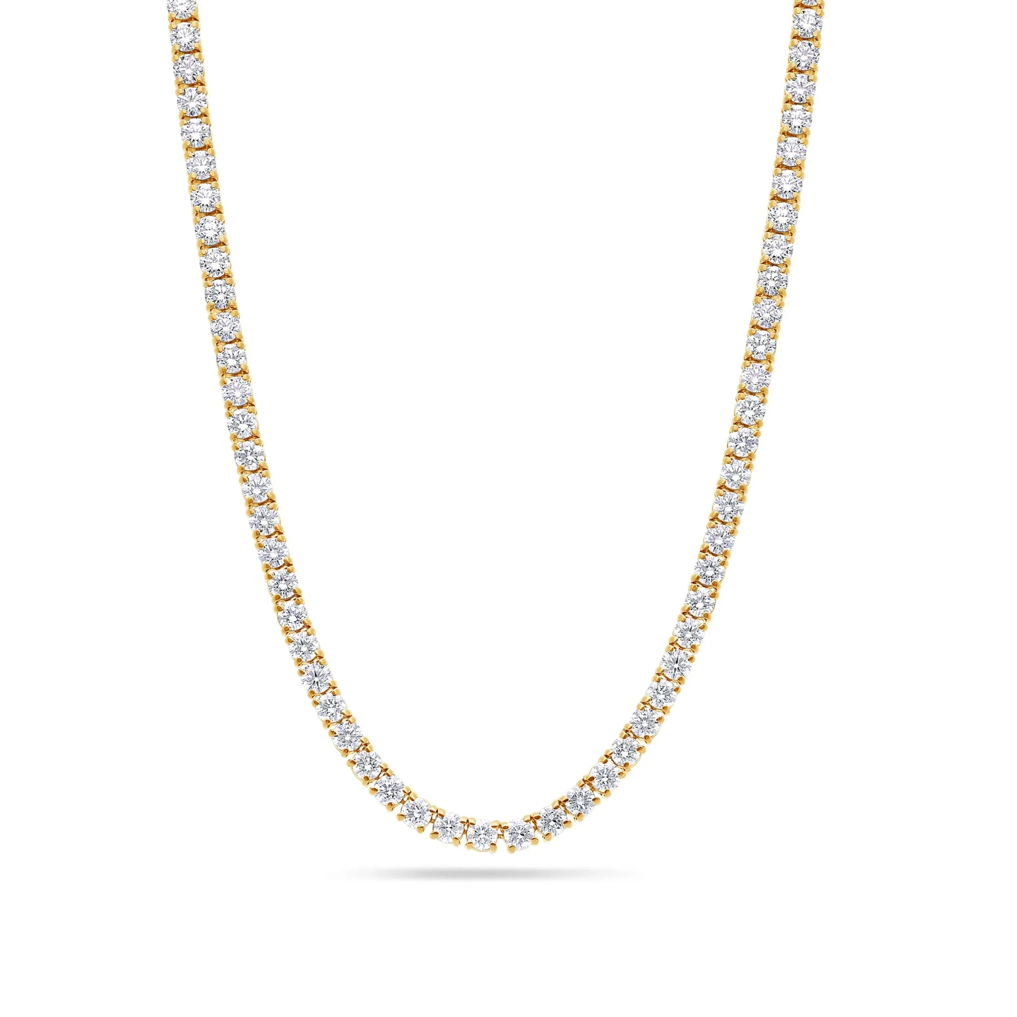 Vincent Diamond Tennis Necklace (10-Point)