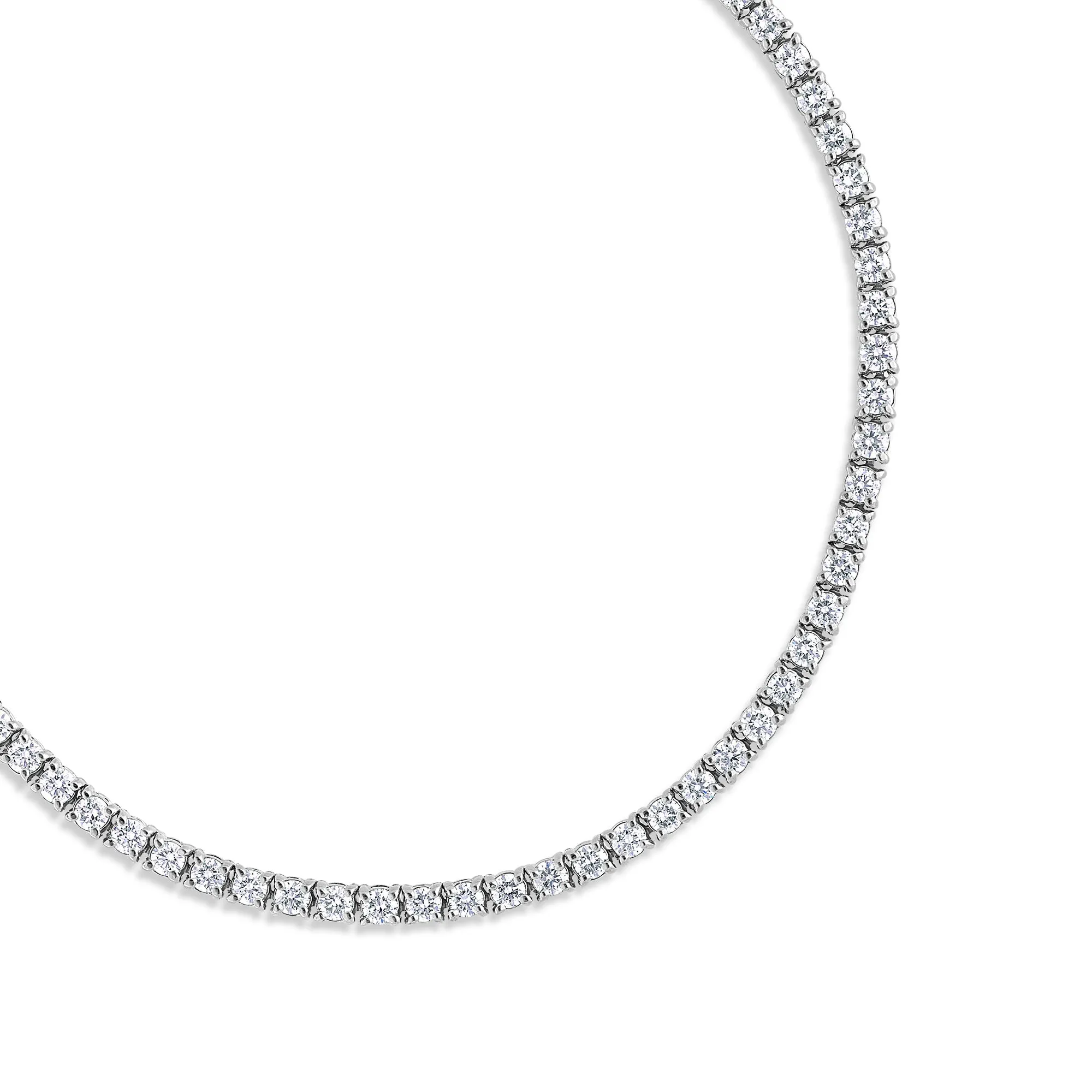 Vincent Diamond Tennis Necklace (5-Point)