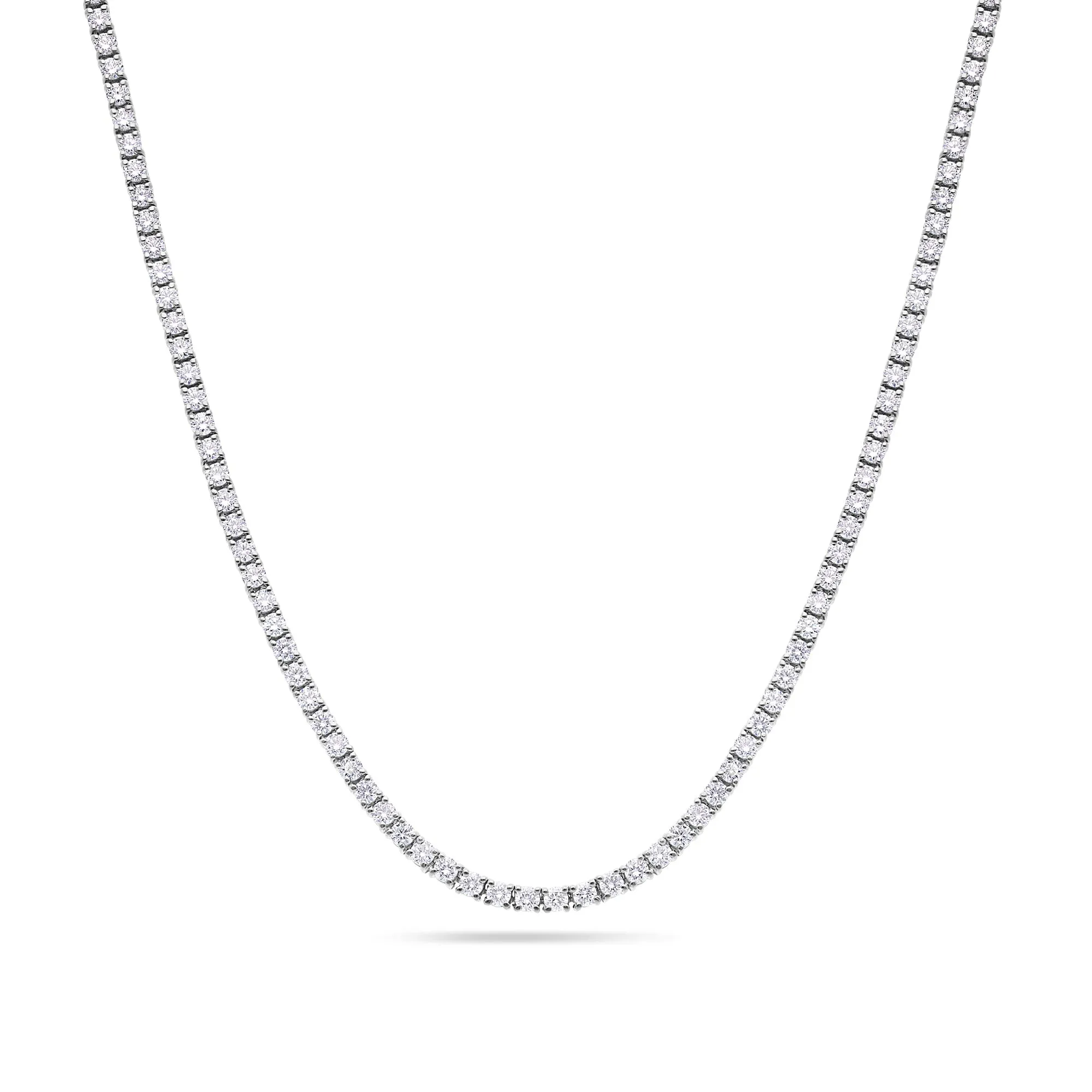 Vincent Diamond Tennis Necklace (5-Point)