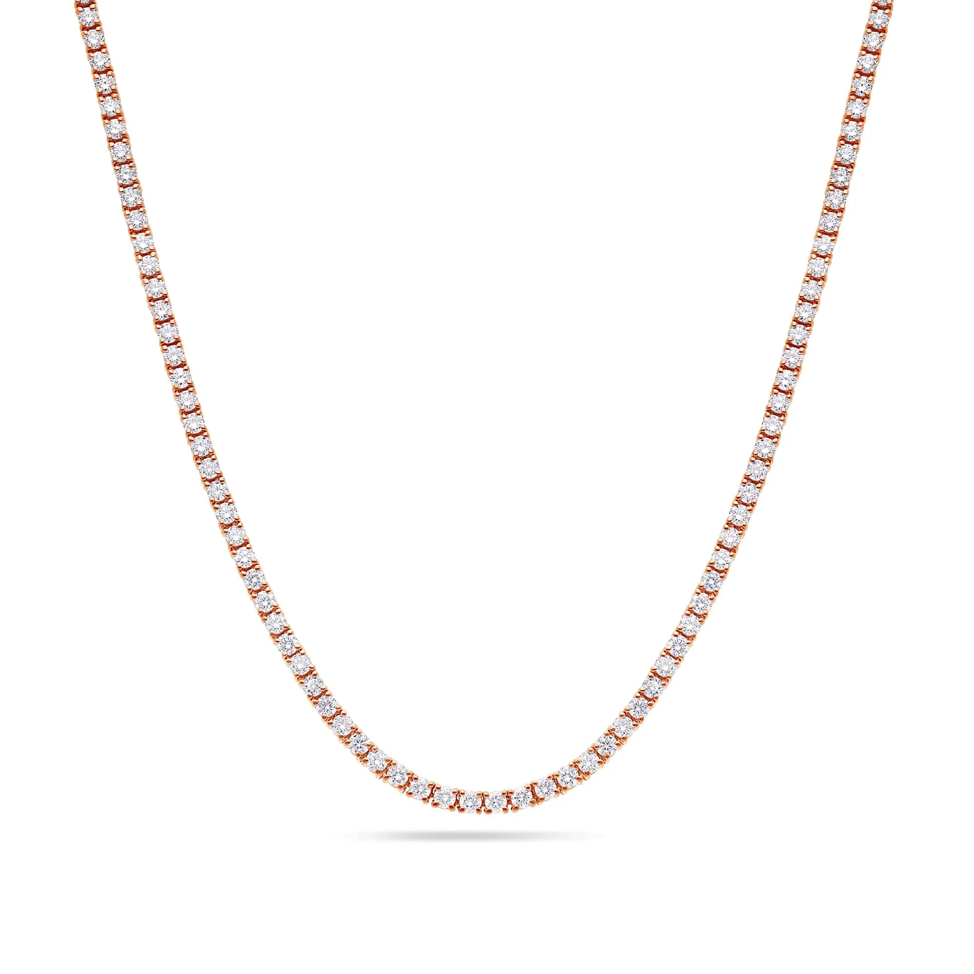 Vincent Diamond Tennis Necklace (5-Point)