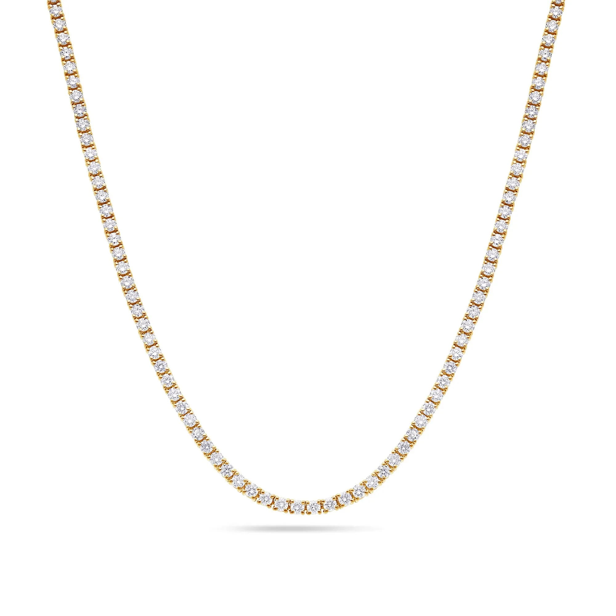 Vincent Diamond Tennis Necklace (5-Point)