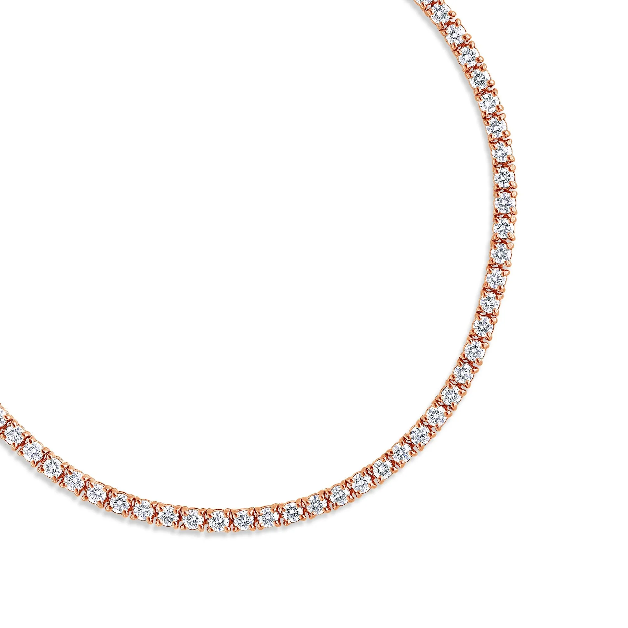 Vincent Diamond Tennis Necklace (5-Point)