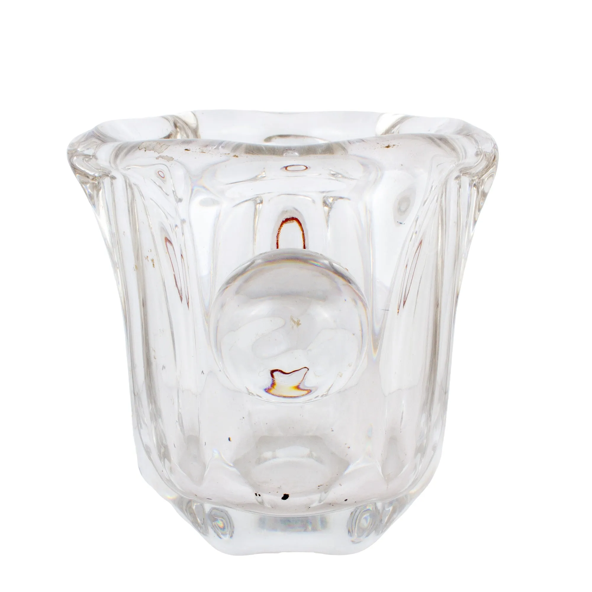 Vintage French Crystal Ice Holder
