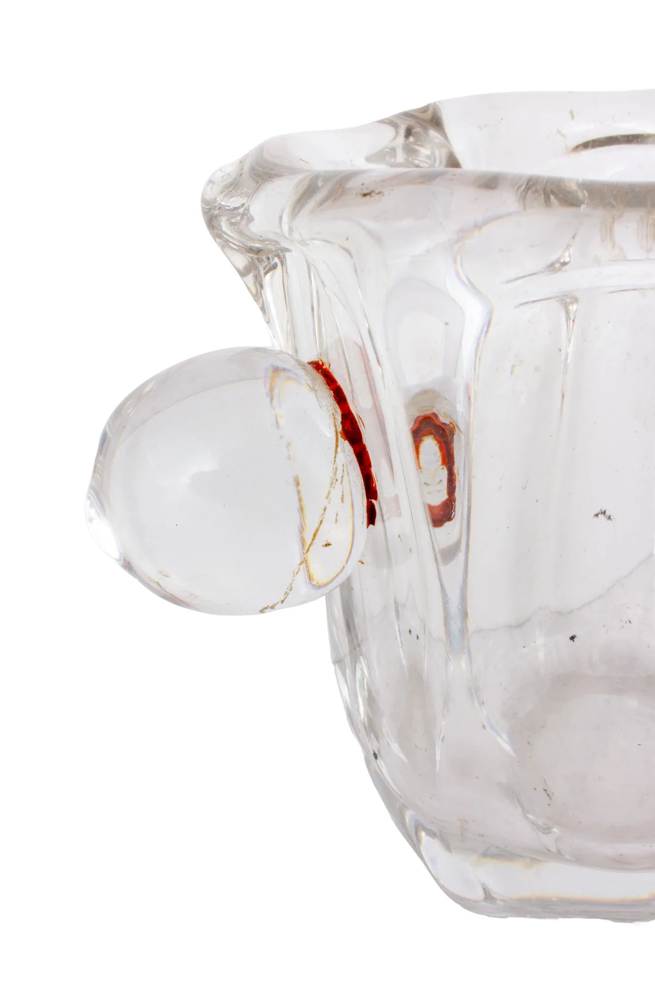 Vintage French Crystal Ice Holder