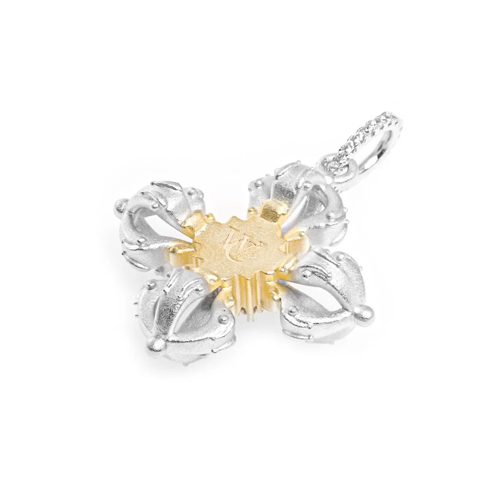 WIC | Cross Flower Crown Necklace