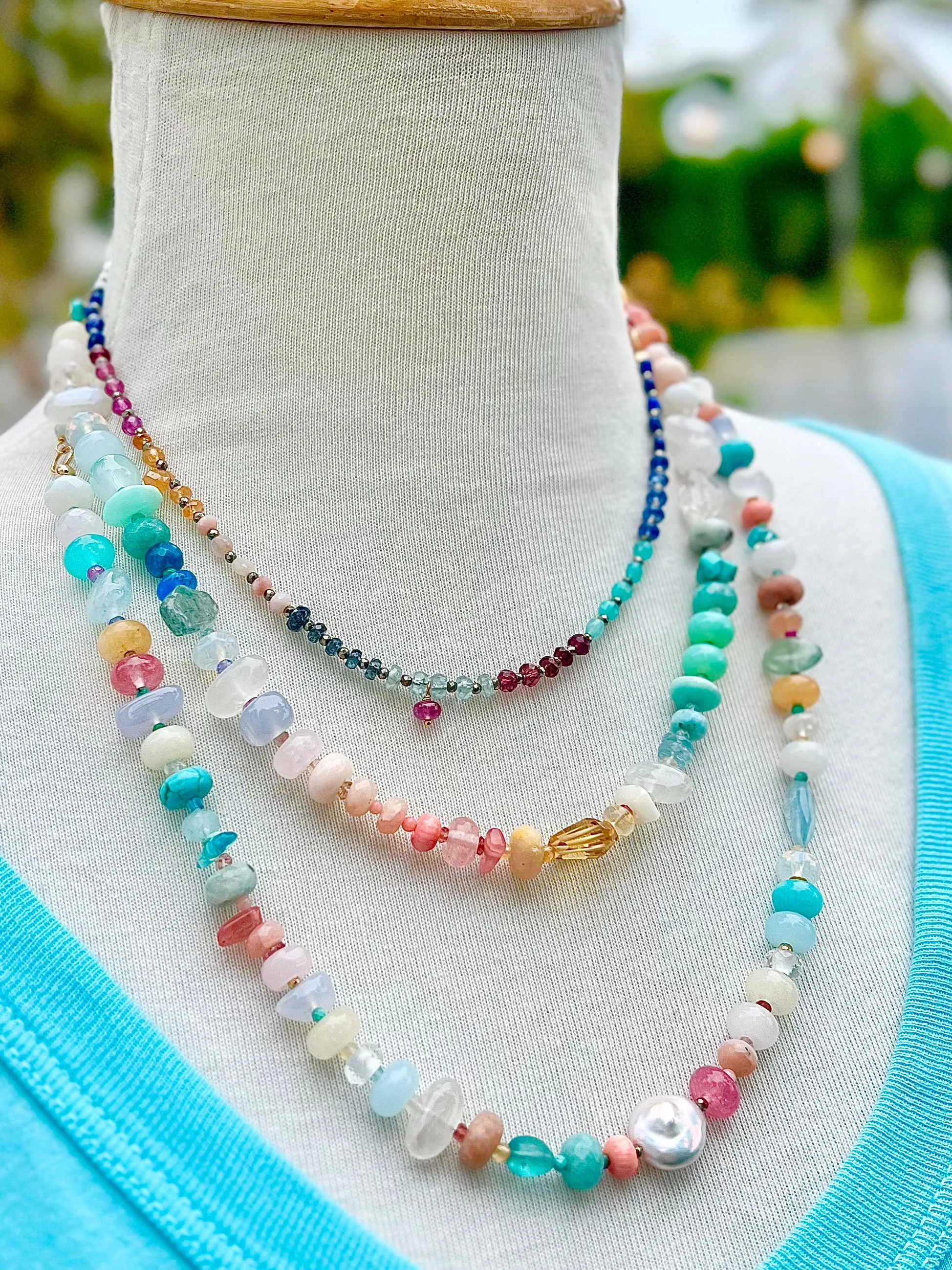 Winter Sunset Spectrum Necklace