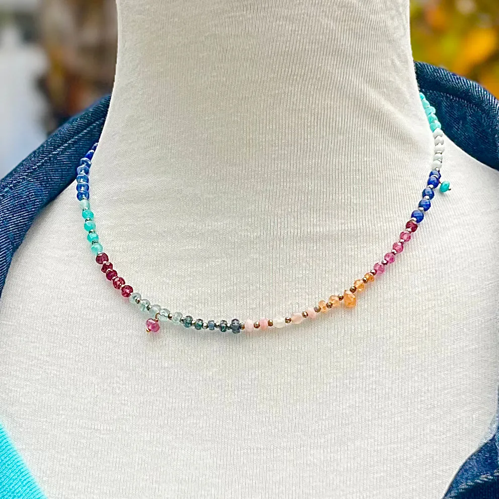 Winter Sunset Spectrum Necklace