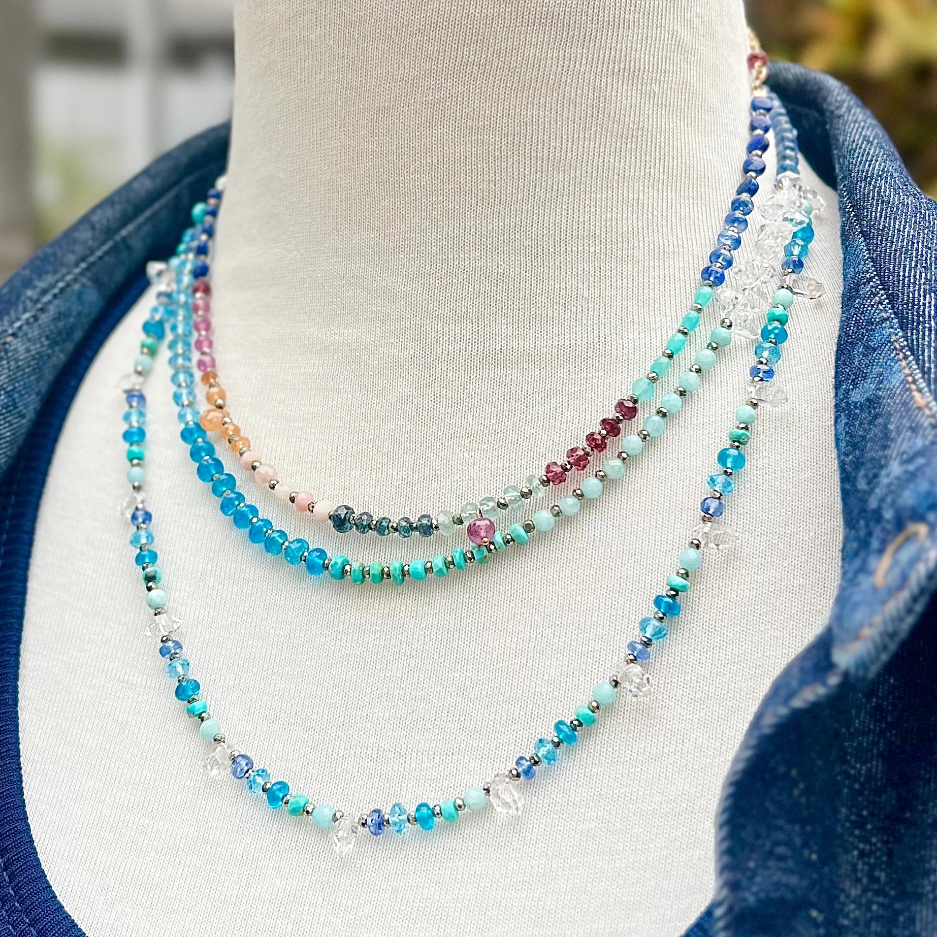 Winter Sunset Spectrum Necklace