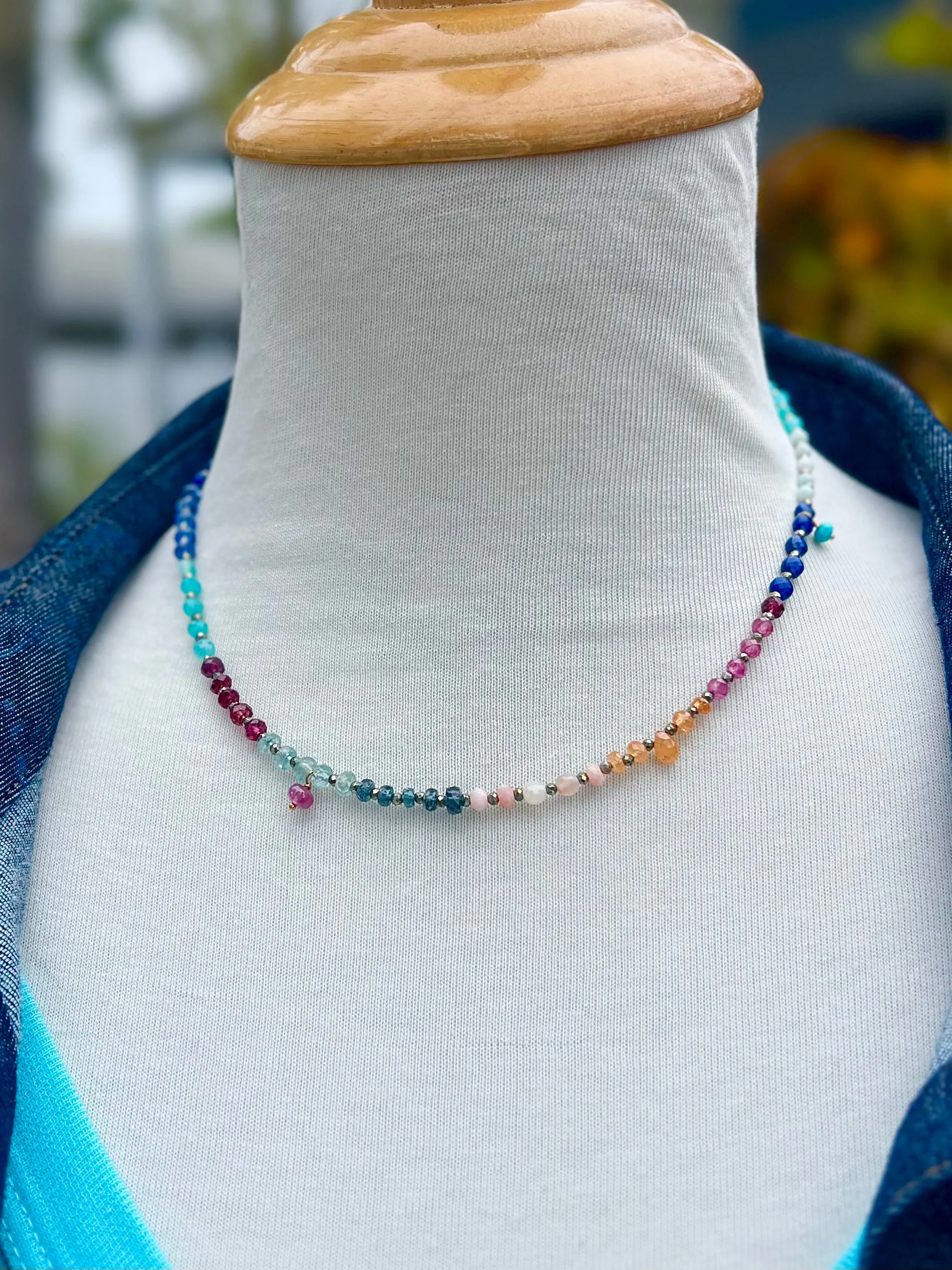 Winter Sunset Spectrum Necklace