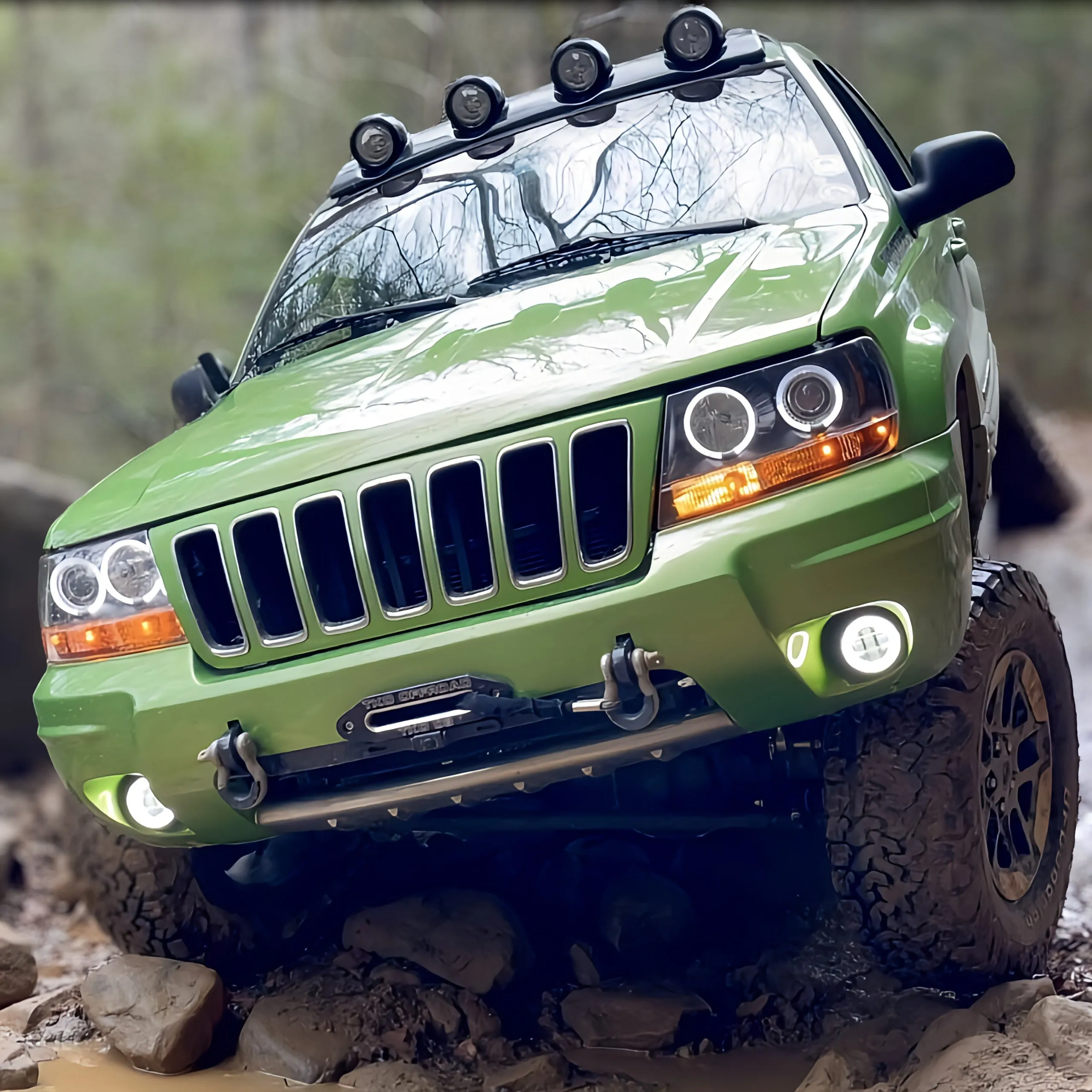 WJ Hidden Winch Mount (9th Anniversary Edition)