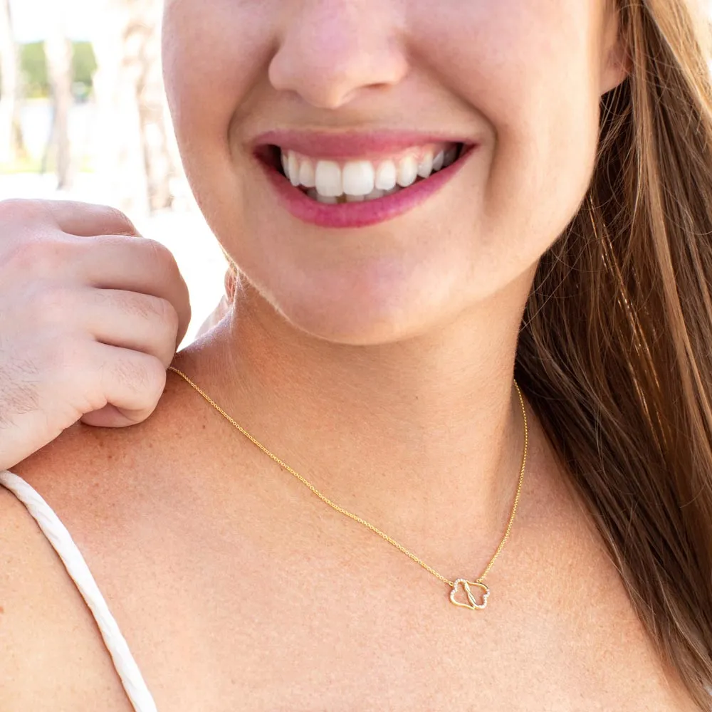 You love me as your own-Everlasting Love Gold Hearts Necklace for Bonus Mom