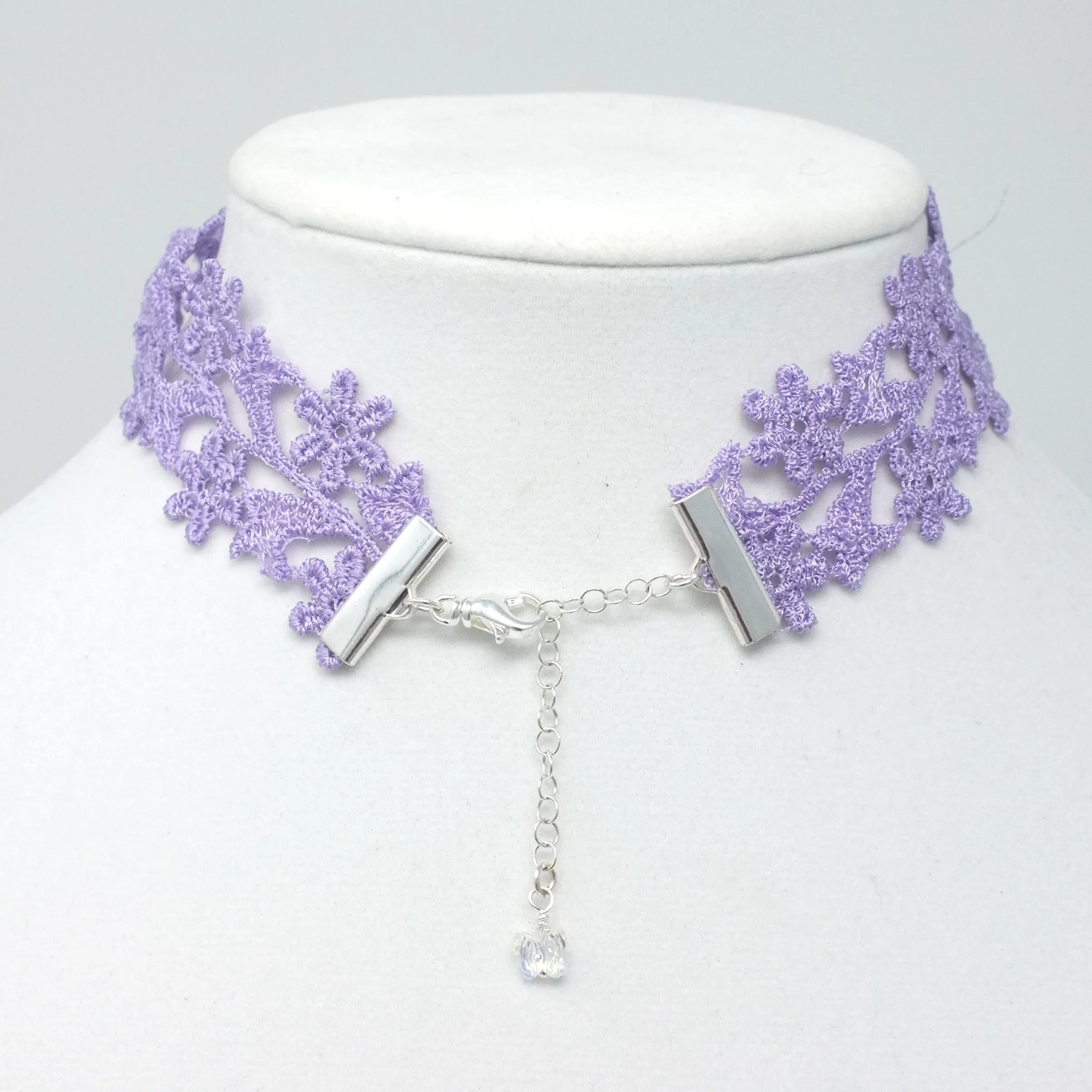 Zara Lavender Wide Choker