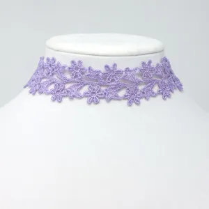 Zara Lavender Wide Choker