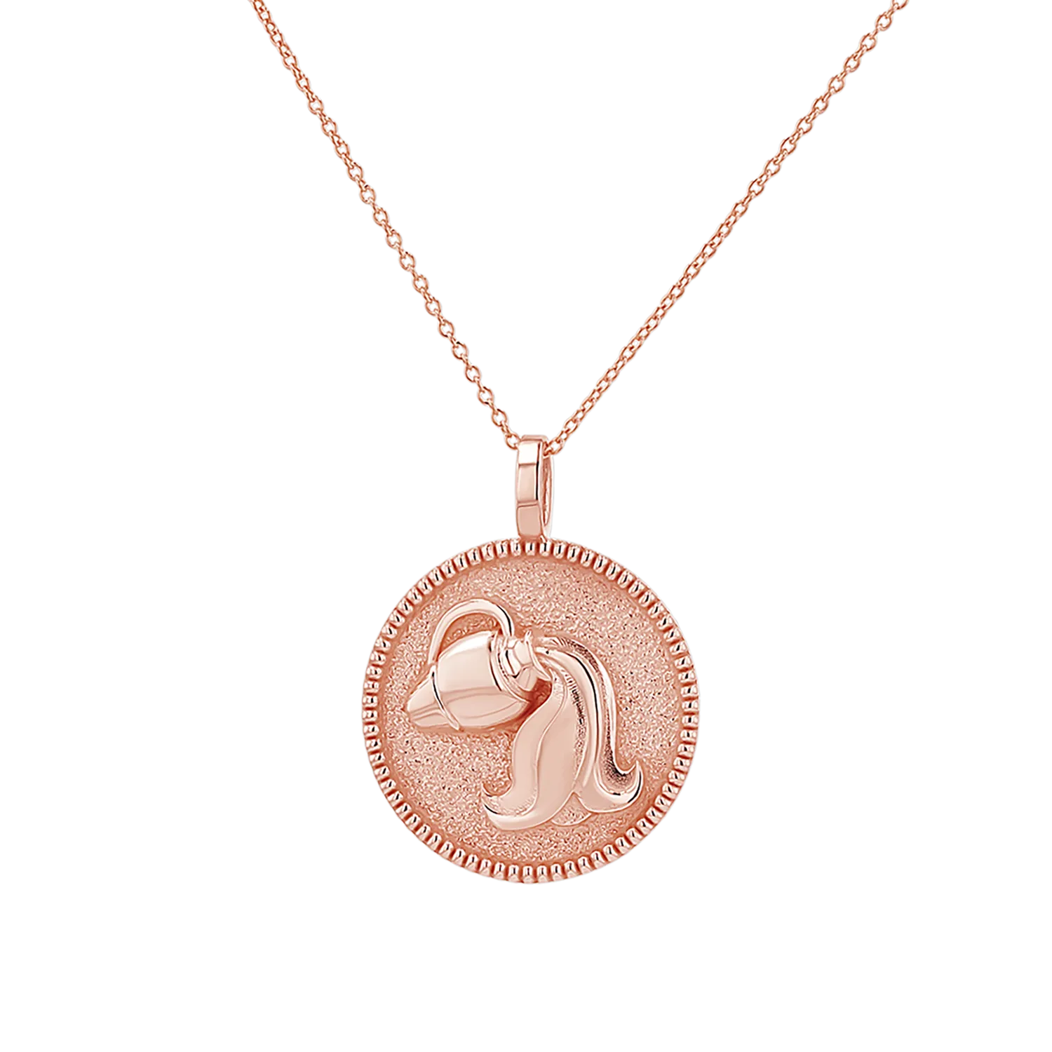 Zodiac Coin Medallion Necklace