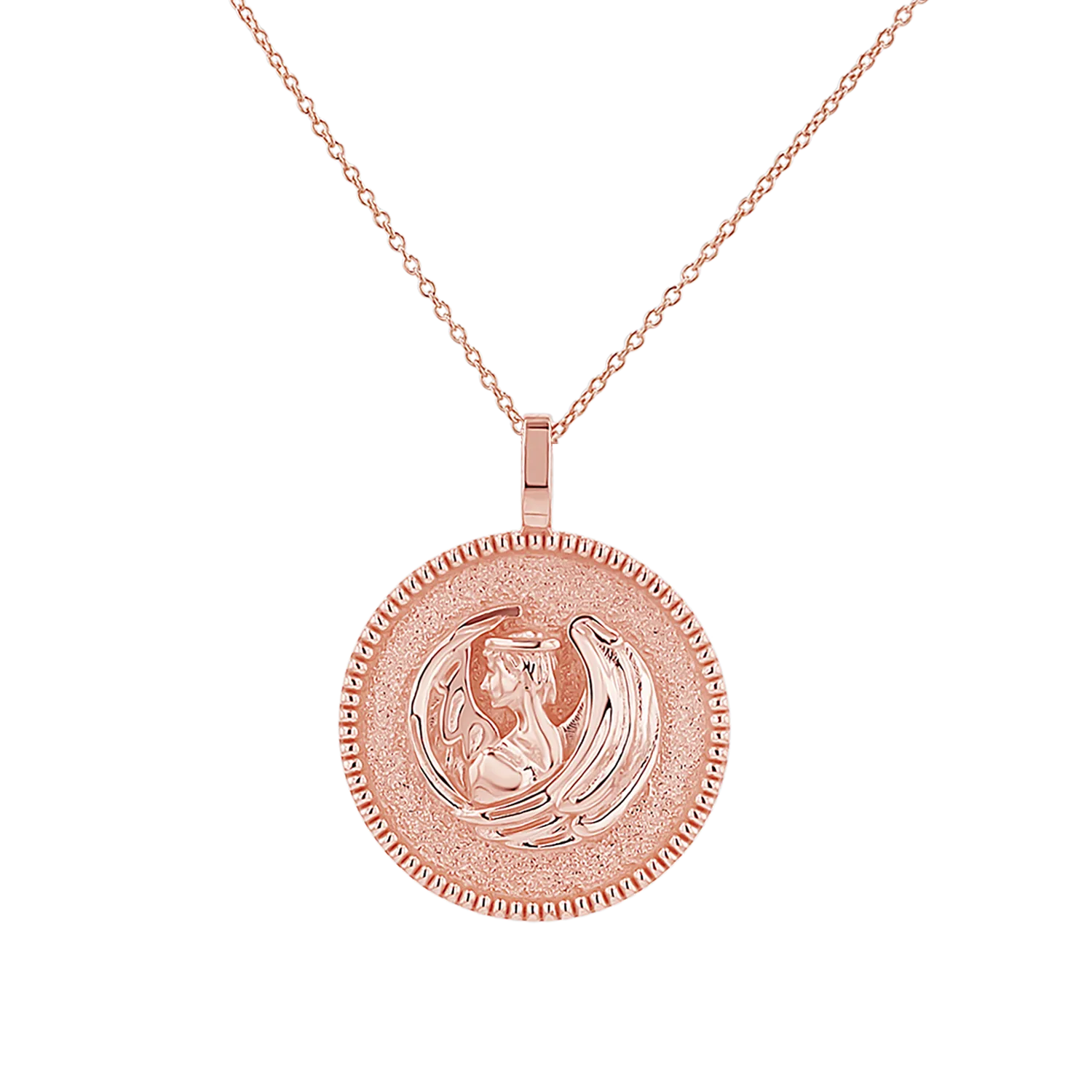 Zodiac Coin Medallion Necklace