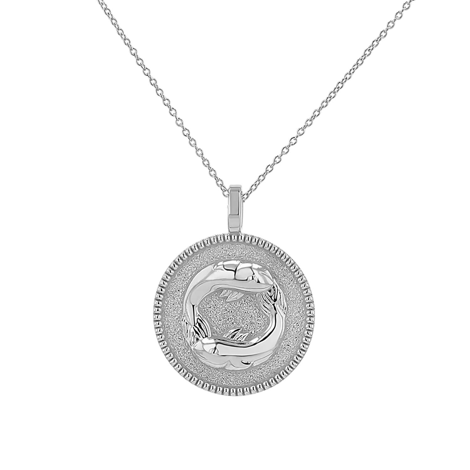 Zodiac Coin Medallion Necklace