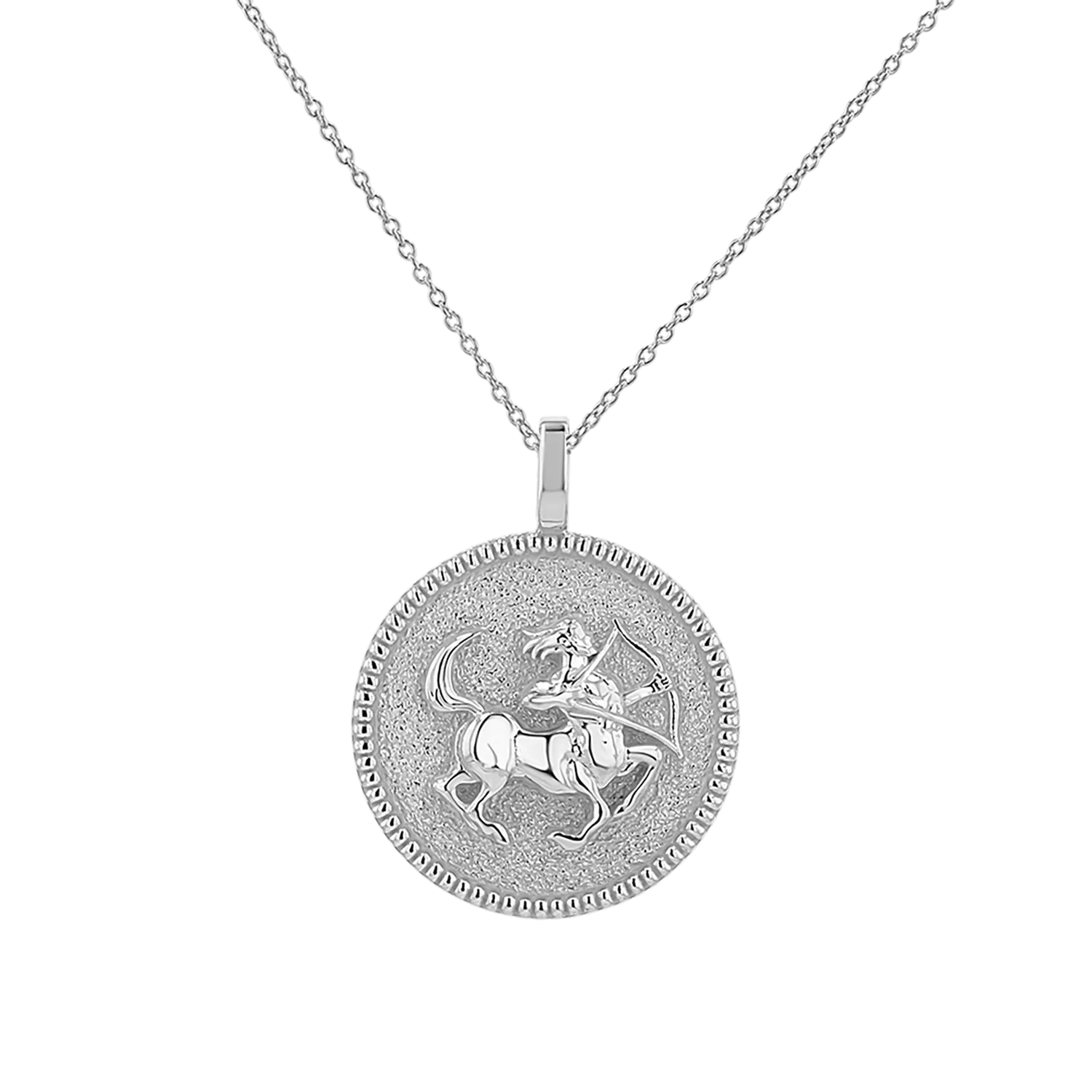 Zodiac Coin Medallion Necklace