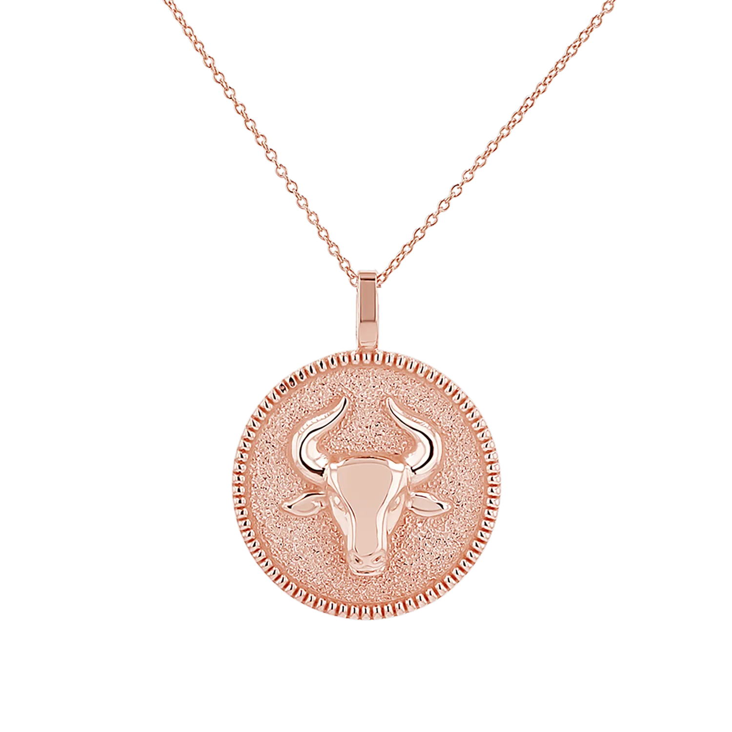 Zodiac Coin Medallion Necklace