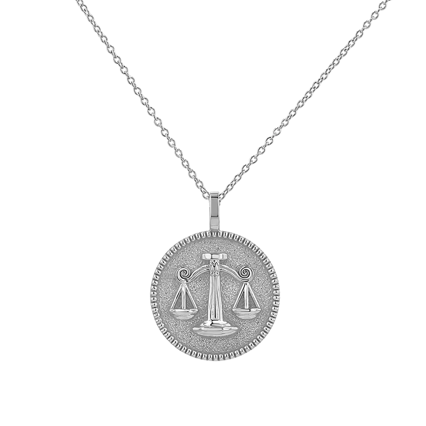 Zodiac Coin Medallion Necklace